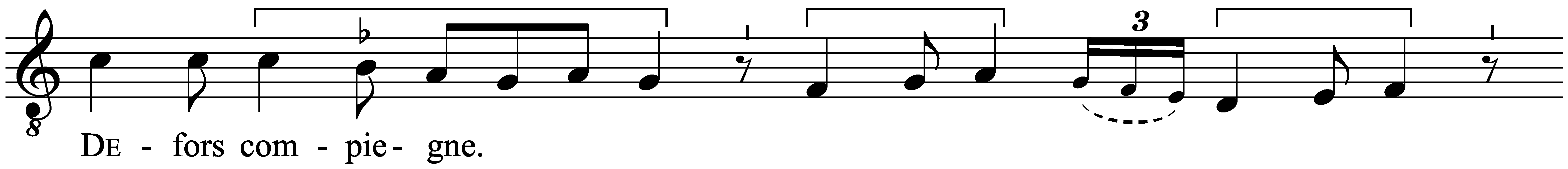 Work musical notation